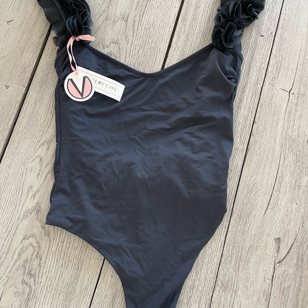 Black One Piece Swimsuit
